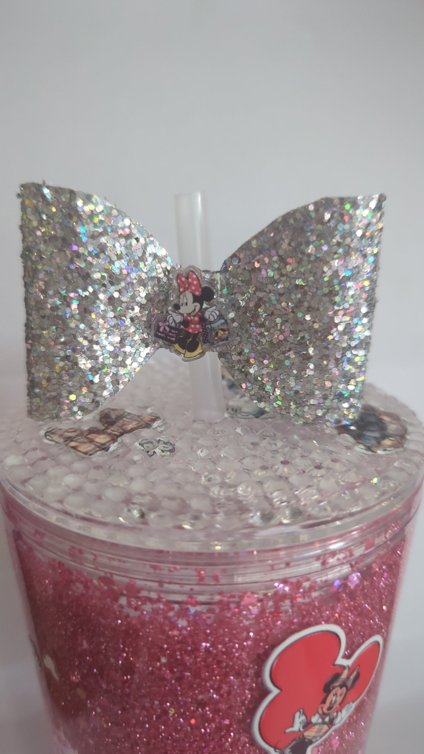 Minnie snow globe cold cup