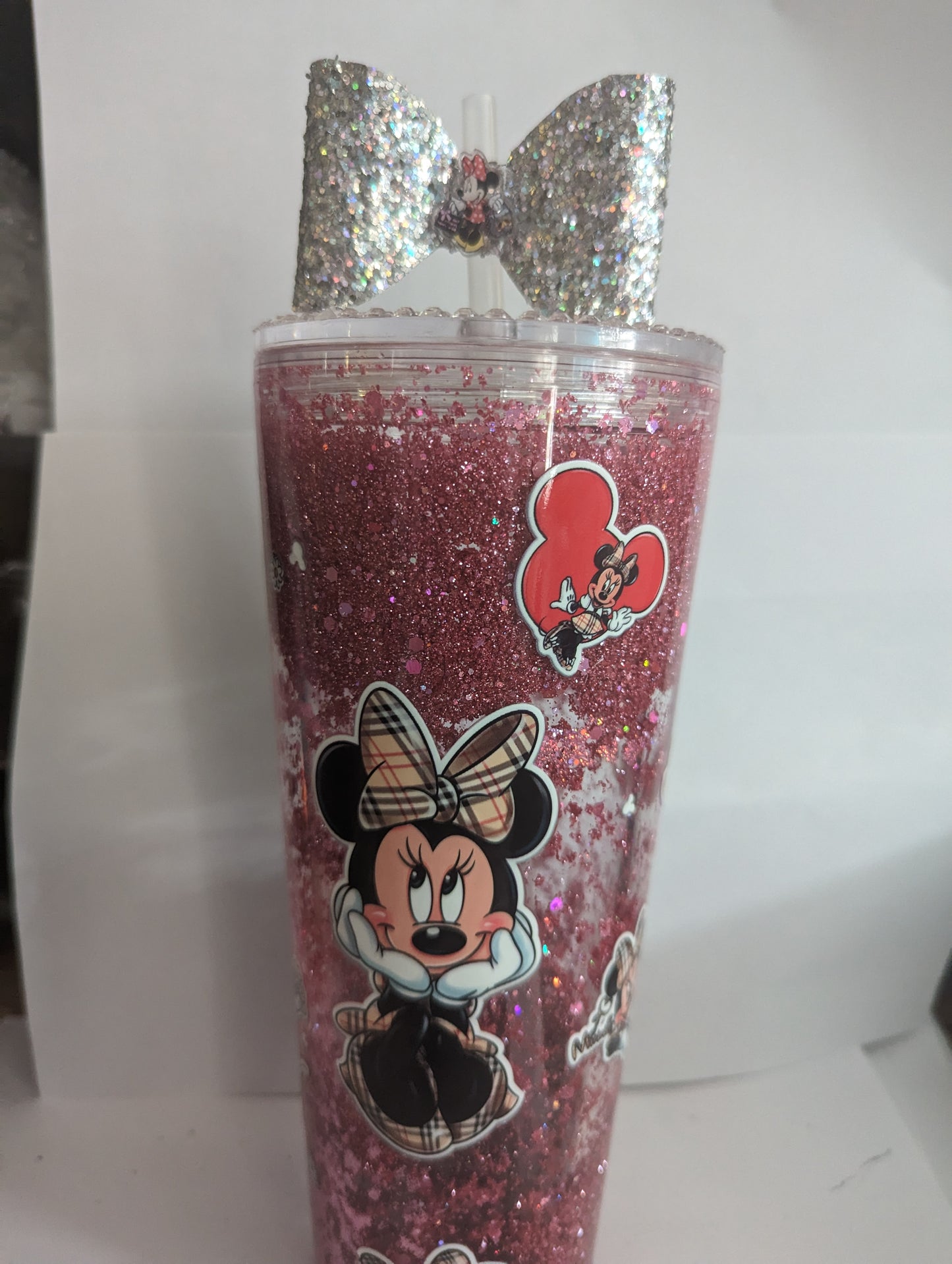 Minnie snow globe cold cup